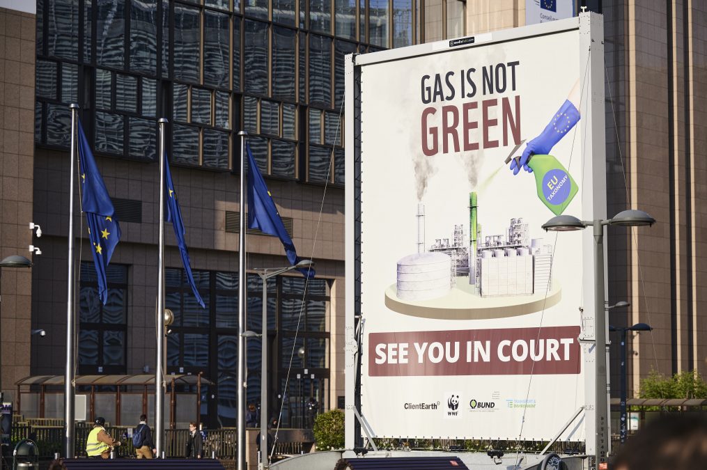 Klage gegen die Weigerung der Europäischen Kommission, fossiles Gas aus der EU-Taxonomie für nachhaltige Finanzen zu streichen, eingereicht.