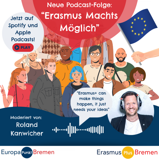 Podcast Erasmus Machts Möglich-Visual